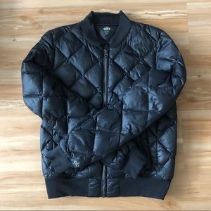 alo yoga - idol bomber jacket